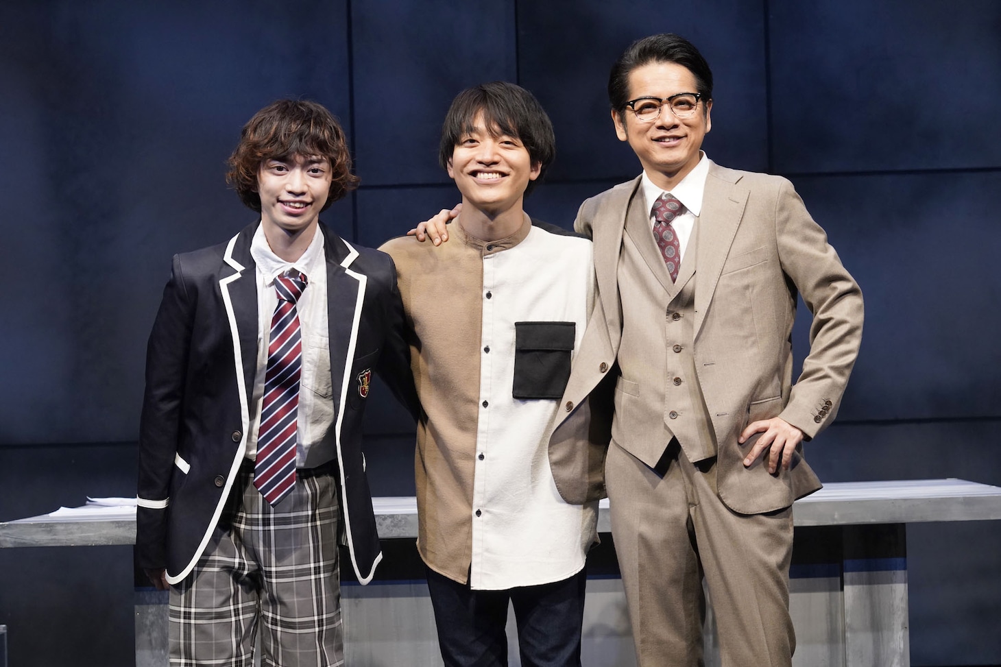 左から平塚翔馬、今江大地、佐野瑞樹。