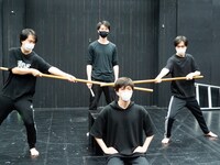 文学座附属演劇研究所 研修科発表会「じゅりあの・吉助」「女工哀史」「ヴィヨンの妻」の稽古の様子。