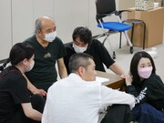 オパンポン創造社20周年記念公演「幸演会」稽古の様子。