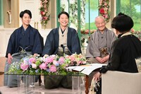 テレビ朝日系「徹子の部屋」野村萬、野村万蔵、野村万之丞出演回より。(c)テレビ朝日