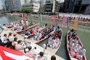川端ぜんざい広場の様子。(c)博多座
