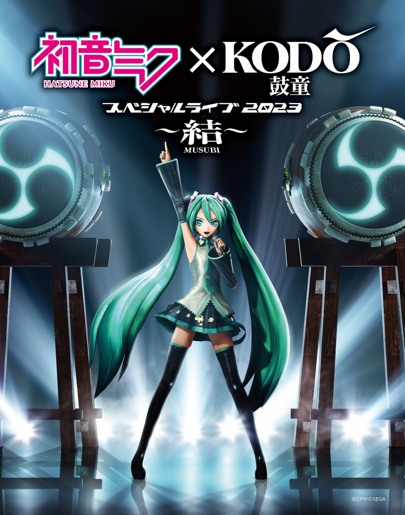 「初音ミク×鼓童スペシャルライブ2023  ～結～」ビジュアル