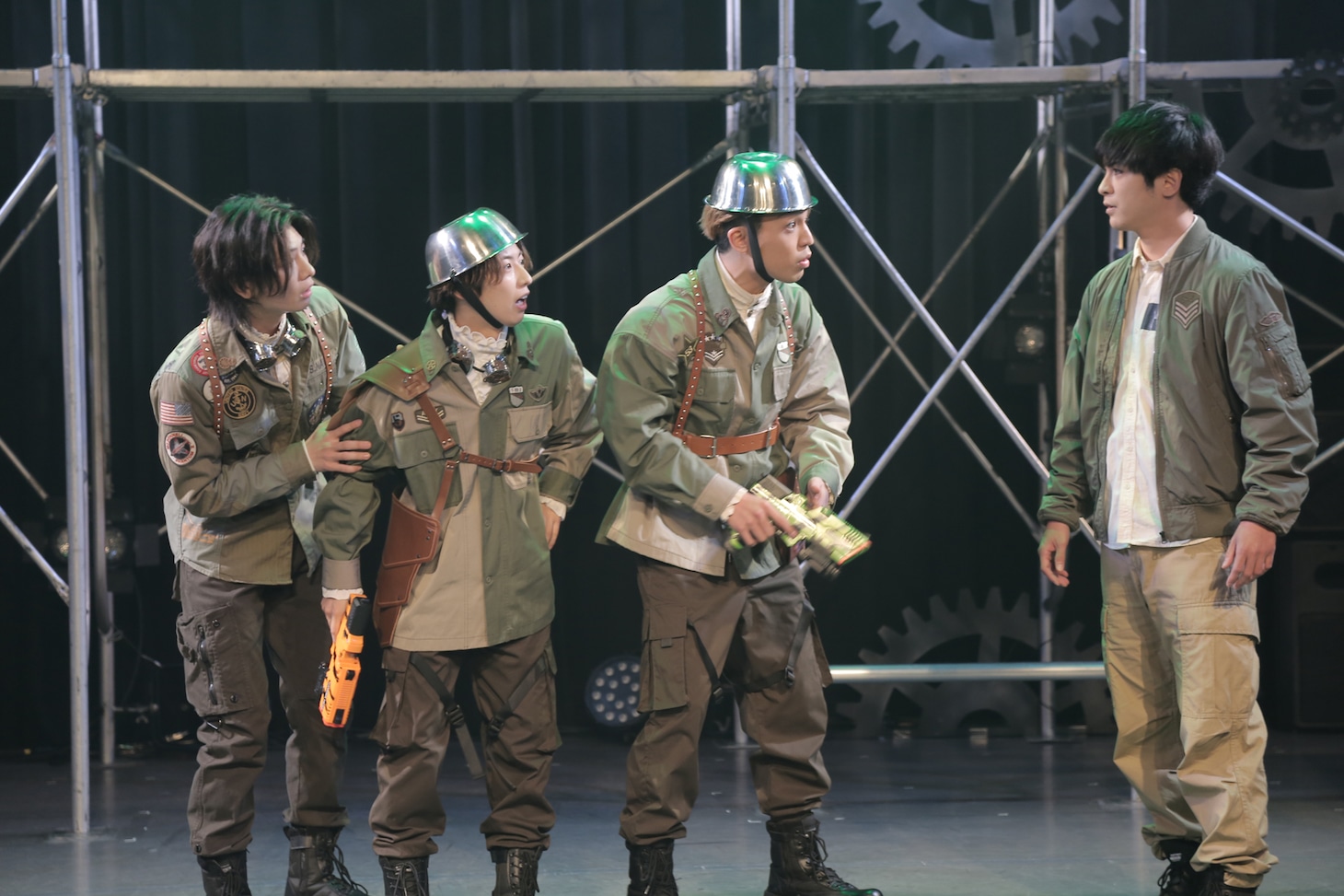 GEKIIKE本公演 第12回「漆黒ノ戰花-再演-」より。