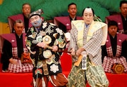 「六月博多座大歌舞伎」昼の部「太刀盗人」より。(c)松竹
