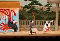 「六月博多座大歌舞伎」夜の部「『夏祭浪花鑑』序幕 住吉鳥居前の場 二幕目 難波三婦内の場 大詰 長町裏の場」より。(c)松竹