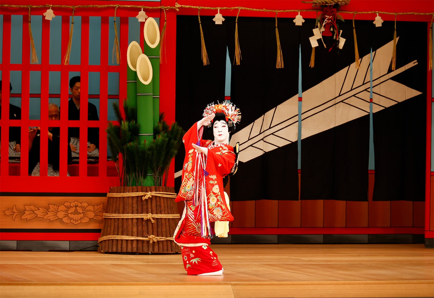 「六月博多座大歌舞伎」夜の部「羽根の禿」より。(c)松竹