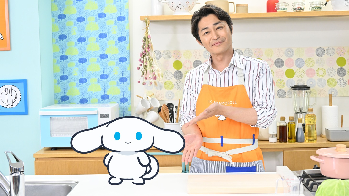 「シナモンと安田顕のゆるドキ☆数分クッキング」ビジュアル
