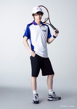 今牧輝琉扮する越前リョーマ。