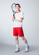 市川愛大扮する水野カツオ。