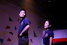 かるがも団地5周年企画 第1弾 第7回本公演「M.O.S.ヤングタウン」より。（撮影：古戸森陽乃）