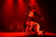 ゴツプロ！Presents 青春の会 第4回公演「熱海殺人事件」より。（撮影：渡邉和弘）