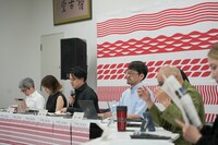 「豊岡演劇祭2023」記者会見より。