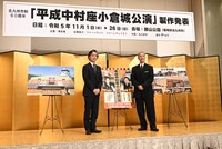 左から中村七之助、中村勘九郎。