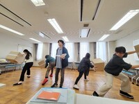 演劇企画カタアシイッポ 第3回本公演「アルクビエレ」稽古の様子。