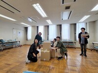 演劇企画カタアシイッポ 第3回本公演「アルクビエレ」稽古の様子。