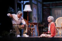 加藤健一事務所 vol.115「ジン・ゲーム」より。（撮影：石川純）