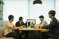 Revieの普段の様子を収めようと挑戦。（撮影：竪山隼太）