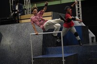 WBB vol.23「スパイラルスパイ」稽古場の様子。