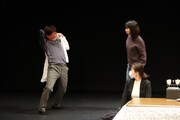 かながわ短編演劇アワードのアンパサンド「それどころじゃない」より。（撮影：松下哲也）