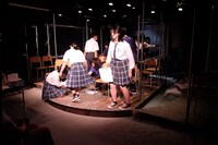 青春五月党「JR常磐線上り列車-マスク-」プレ公演より。