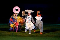 まつもと市民芸術館 新作野外公演「テンペスト」より。（撮影：山田毅）