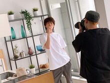 泰江和明1st写真集「あなた江」のオフショット。