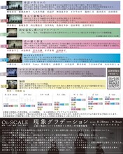 Oi-SCALE「現象グラデーション」チラシ裏