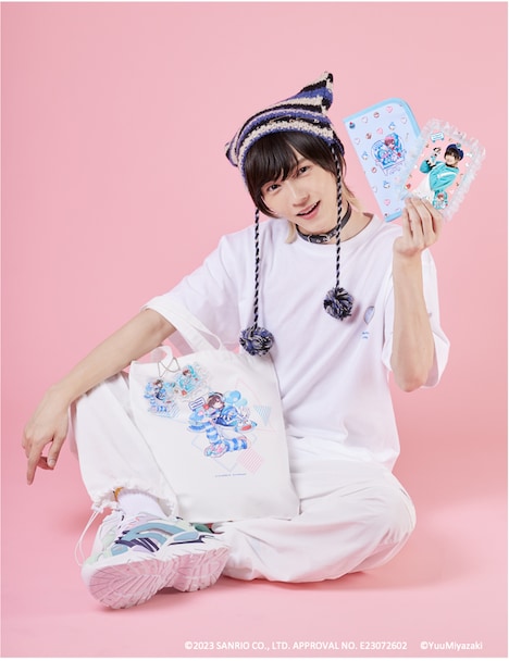 宮崎湧×ハンギョドン コラボグッズのキービジュアル。