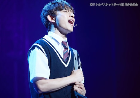 ミュージカル「伝説のリトルバスケットボール団」より。