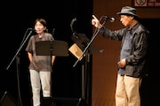 「『ザ・レディオ・ミルキー・ウェイ』ラジオ朗読劇『銀河鉄道の夜』舞台版」より。(c)朝岡英輔