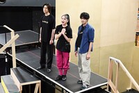 a new musical「ヴァグラント」稽古場の様子。
