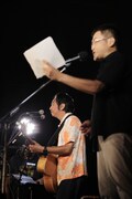 「『浜通りと中通りの境』和合亮一×田島貴男(Original Love)」より。(撮影:鈴木竜一朗)