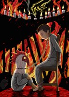 突劇金魚「少年はニワトリと夢を見る」ビジュアル