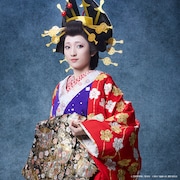 梶川愛美扮する鯉夏花魁。