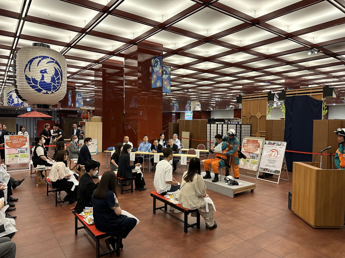 「HIGASHIGINZA BOUSAI FES 2023」より。