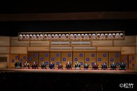 市川海老蔵改め十三代目市川團十郎白猿襲名披露 八代目市川新之助初舞台「九月博多座大歌舞伎」夜の部「口上」より。