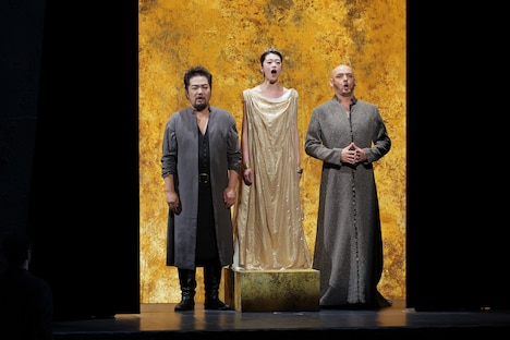 岡山芸術創造劇場 ハレノワ 開館事業 こけら落とし公演「メデア」より。(撮影:飯島隆)