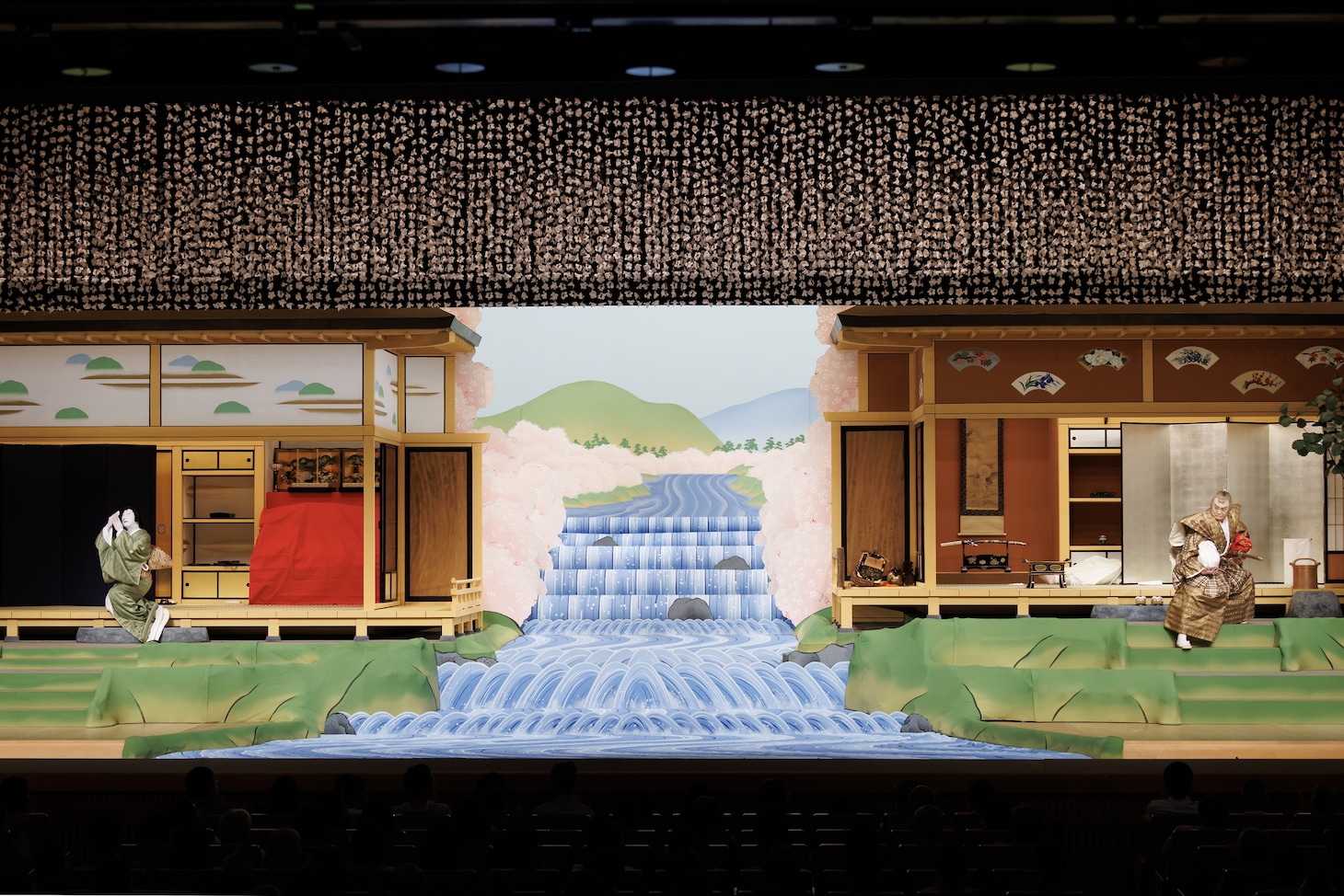 令和5年9月歌舞伎公演「『妹背山婦女庭訓』＜第一部＞」三幕目「吉野川の場」より。（提供：国立劇場、撮影：田口真佐美）