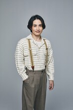 大阪松竹座開場100周年記念「わが街、道頓堀～OSAKA1970～」浜中文一のビジュアル。