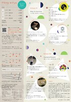 舞台作品2か月連続上演企画「many ways」チラシ裏