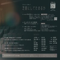 さよならキャンプ公演 vol.4「芝居にしてたまるか」チラシ裏
