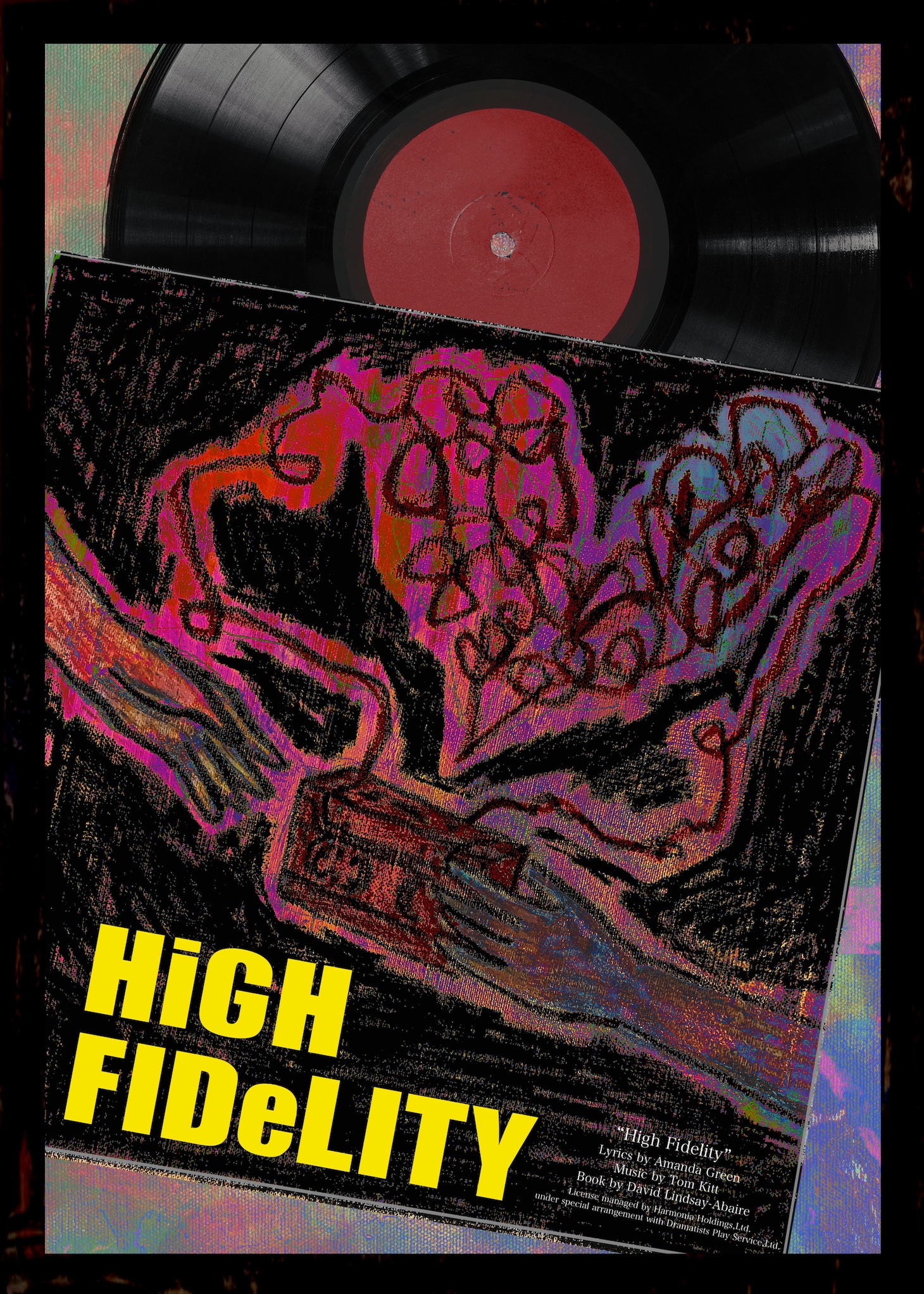TipTap「ブロードウェイミュージカル『High Fidelity』」チラシ