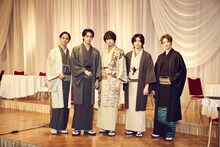 「演劇ドラフトグランプリ2023」の座長たち。左から玉城裕規、高野洸、荒牧慶彦、染谷俊之、七海ひろき。