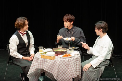 「Wリュージのおつまみキッチン presented by 聖徳太子のレストラン」より。（撮影：ナスエリカ）