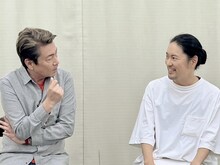 左から平田広明、吉野裕行。