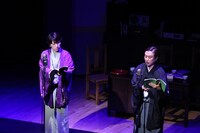 「こえかぶ 朗読で楽しむ歌舞伎 ～雪の夜道篇～」初日公演より。