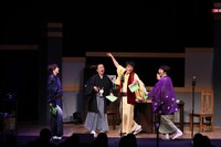 「こえかぶ 朗読で楽しむ歌舞伎 ～雪の夜道篇～」初日公演より。