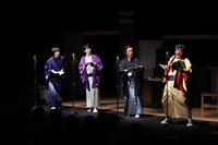 「こえかぶ 朗読で楽しむ歌舞伎 ～雪の夜道篇～」初日公演より。
