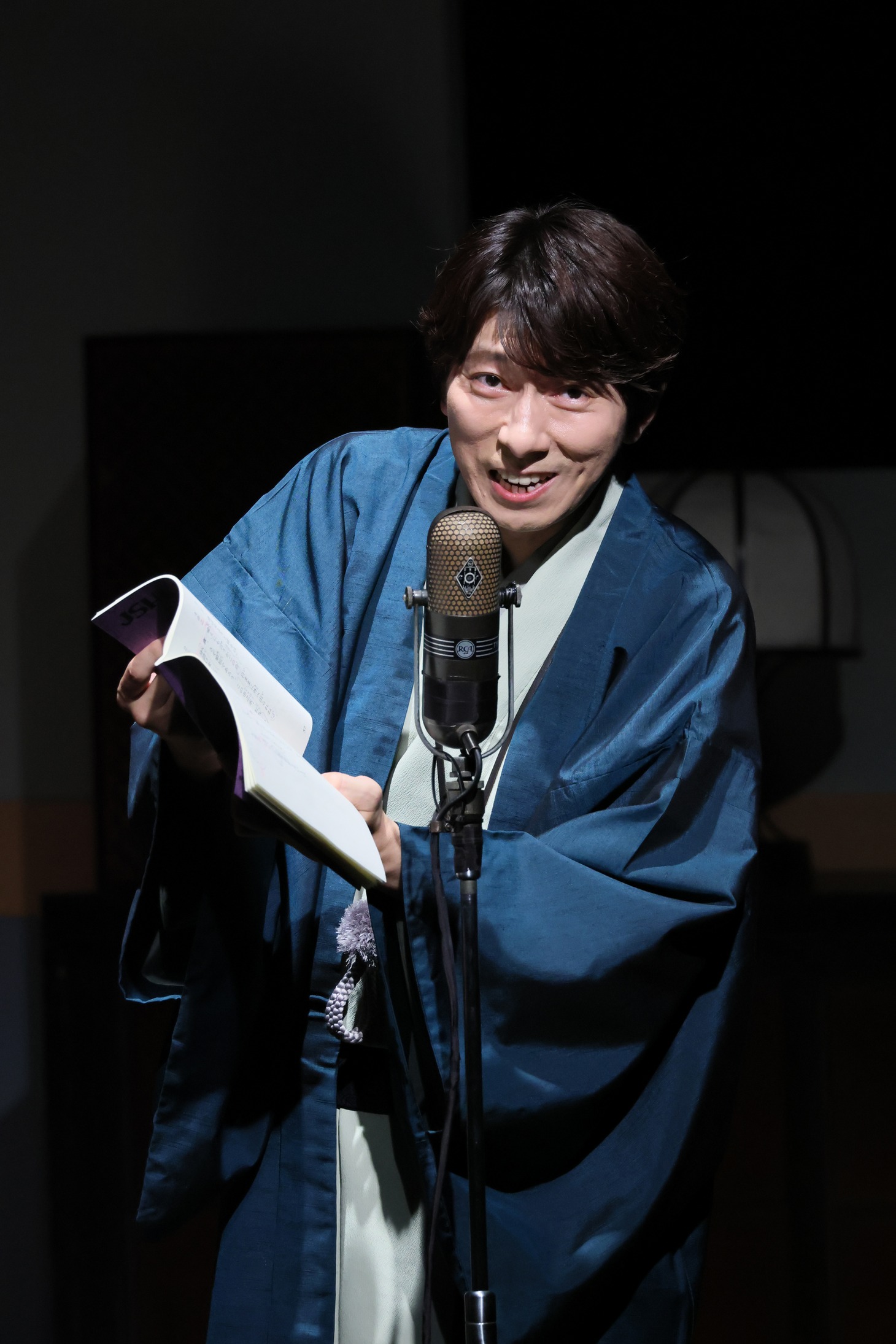 「こえかぶ 朗読で楽しむ歌舞伎 ～雪の夜道篇～」初日公演より。