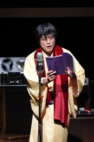 「こえかぶ 朗読で楽しむ歌舞伎 ～雪の夜道篇～」初日公演より。